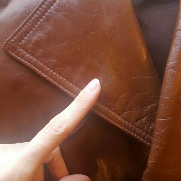 Etienne Aigner Leather Jacket - Picture 6 of 8